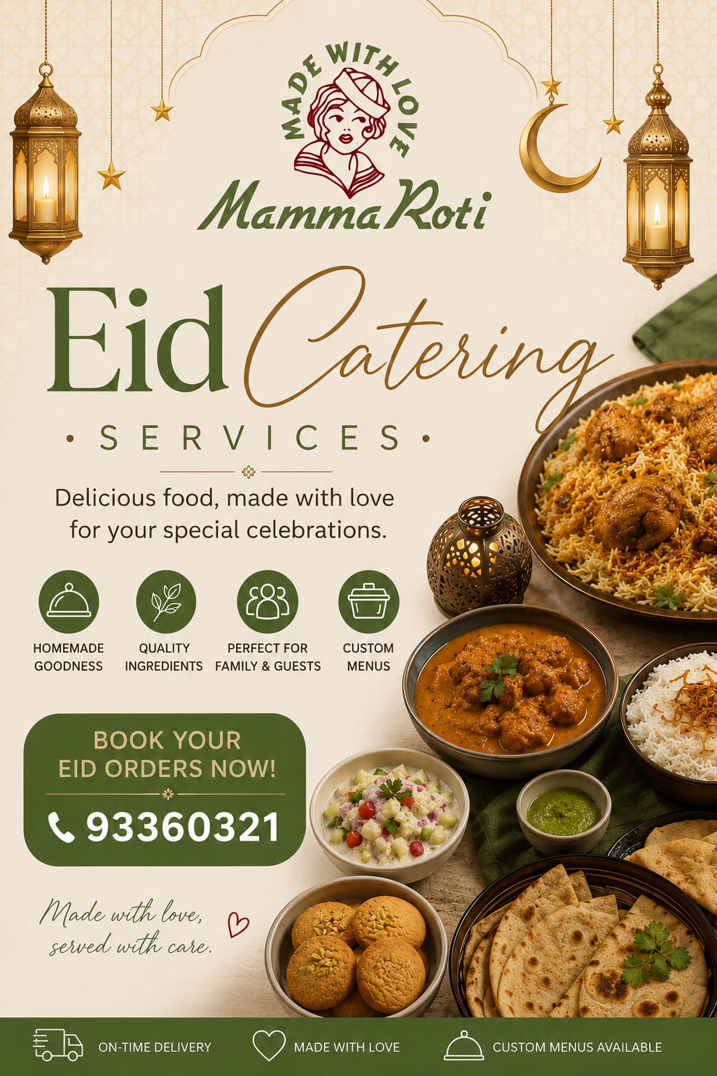 Mamma Roti Catering Services for Eid — Delicious food for your special celebration- Book Now
