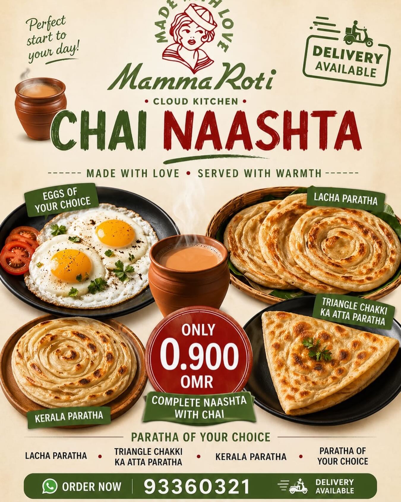 From the Mamma Roti kitchen — Indian food Muscat Instagram