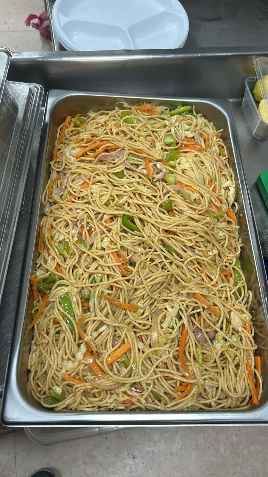 Mamma Roti catering — Vegetable Hakka Noodles