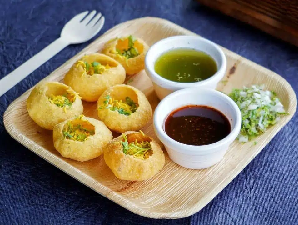 Pani Puri (Golgappa) at Mamma Roti, Muscat