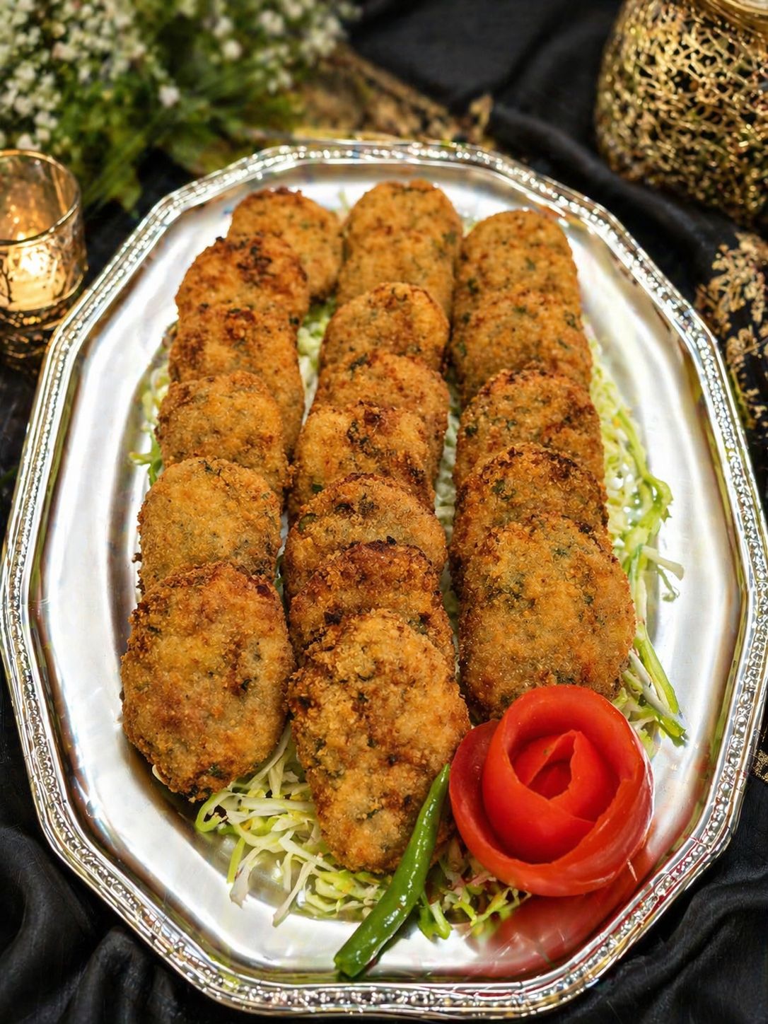 Vegetable Cutlets at Mamma Roti, Muscat